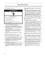 Preview for 14 page of Whirlpool AW05CR1SRHUE Use & Care Manual