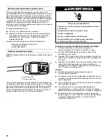 Preview for 18 page of Whirlpool AW05CR1SRHUE Use & Care Manual