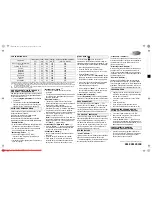 Preview for 2 page of Whirlpool AWG 908 E Programme Chart