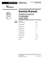 Whirlpool AWO 5761 Service Manual preview