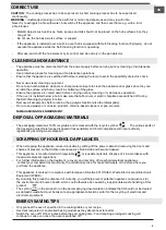 Preview for 9 page of Whirlpool AXMT 6634/IX Instructions For Use Manual