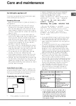Preview for 41 page of Whirlpool AXMT 6634/IX Instructions For Use Manual