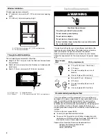 Preview for 4 page of Whirlpool CA15WYR0 Use And Care Manual