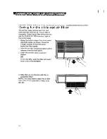 Preview for 14 page of Whirlpool Cool Impression room air conditioners Owner'S Manual