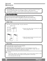 Preview for 50 page of Whirlpool DS201HB Operating Instructions Manual