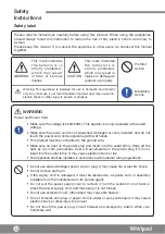 Preview for 34 page of Whirlpool DS201NB Operating Instructions Manual