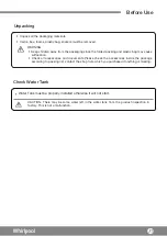 Preview for 39 page of Whirlpool DS201NB Operating Instructions Manual