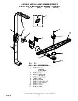 Preview for 13 page of Whirlpool DU1100XTPB3 Parts List