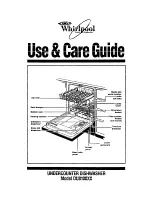 Whirlpool DU81OOXX Use And Care Manual preview