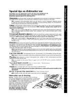 Preview for 11 page of Whirlpool DU8350XT Series Use & Care Manual