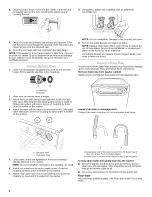 Preview for 8 page of Whirlpool Duet WFW9200SQ04 Use & Care Manual