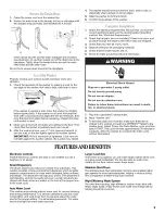 Preview for 9 page of Whirlpool Duet WFW9200SQ04 Use & Care Manual