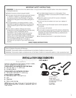 Preview for 3 page of Whirlpool Duet WFW9470WL Use And Care Manual