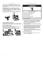 Preview for 6 page of Whirlpool Duet WFW9470WL Use And Care Manual