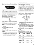 Preview for 13 page of Whirlpool Duet WFW9470WL00 Use & Care Manual