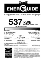 Preview for 2 page of Whirlpool ED2DHEXWB - Side-By-Side Refrigerator Energy Manual