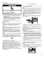 Preview for 7 page of Whirlpool  ED2KVEXVB User Instructions