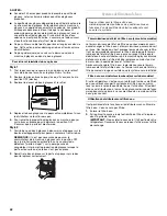 Preview for 42 page of Whirlpool  ED2KVEXVB User Instructions