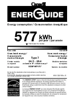 Preview for 2 page of Whirlpool  ED5FHEXVB Energy Manual