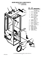 Preview for 3 page of Whirlpool ED5FVGXSS02 Parts List