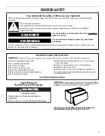 Preview for 3 page of Whirlpool EH101FXR Use And Care Manual