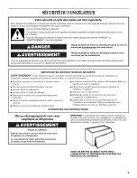 Preview for 9 page of Whirlpool EH101FXRQ01 Use & Care Manual