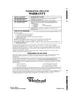 Preview for 12 page of Whirlpool EH120F Use & Care Manual