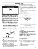 Preview for 7 page of Whirlpool EH150FXRQ Use & Care Manual