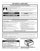 Preview for 11 page of Whirlpool EH150FXRQ Use & Care Manual