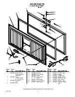 Preview for 3 page of Whirlpool EH151FXRQ00 Parts List