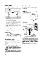 Preview for 4 page of Whirlpool EH270F Use & Care Manual