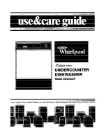 Preview for 1 page of Whirlpool Estate DU4040XP Use & Care Manual