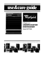 Whirlpool Estate DU7770XS Use & Care Manual preview