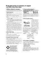 Preview for 10 page of Whirlpool Estate EV130E Use And Care Manual