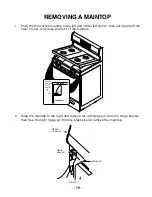 Preview for 15 page of Whirlpool ESTATE TES325E W User Manual