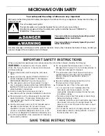 Preview for 3 page of Whirlpool Estate TMH14XM Use & Care Manual