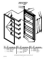 Preview for 7 page of Whirlpool EV161nzrq00 Parts Manual