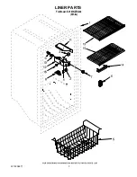 Preview for 3 page of Whirlpool EV161NZRQ02 Parts Manual