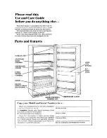 Preview for 2 page of Whirlpool EV20VS Use And Care Manual