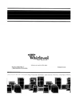 Preview for 12 page of Whirlpool EV20VS Use And Care Manual