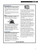 Preview for 5 page of Whirlpool FEP310E Use And Care Manual