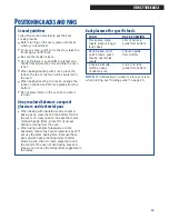 Preview for 13 page of Whirlpool FEP310E Use And Care Manual