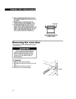 Preview for 18 page of Whirlpool FGC355Y Use And Care Manual