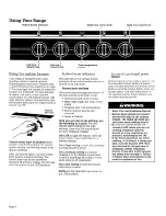 Preview for 4 page of Whirlpool FGP210V Use And Care Manual