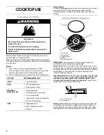 Preview for 6 page of Whirlpool FGP337G Use And Care Manual