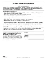 Preview for 16 page of Whirlpool FGP337G Use And Care Manual