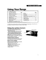 Preview for 7 page of Whirlpool FGS395Y Use And Care Manual