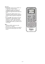 Preview for 117 page of Whirlpool FM07IDUWA2 Instructions For Use Manual