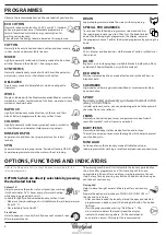 Preview for 6 page of Whirlpool FSCR90410 Daily Reference Manual