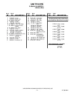 Preview for 10 page of Whirlpool G32026PEKS4 Parts List